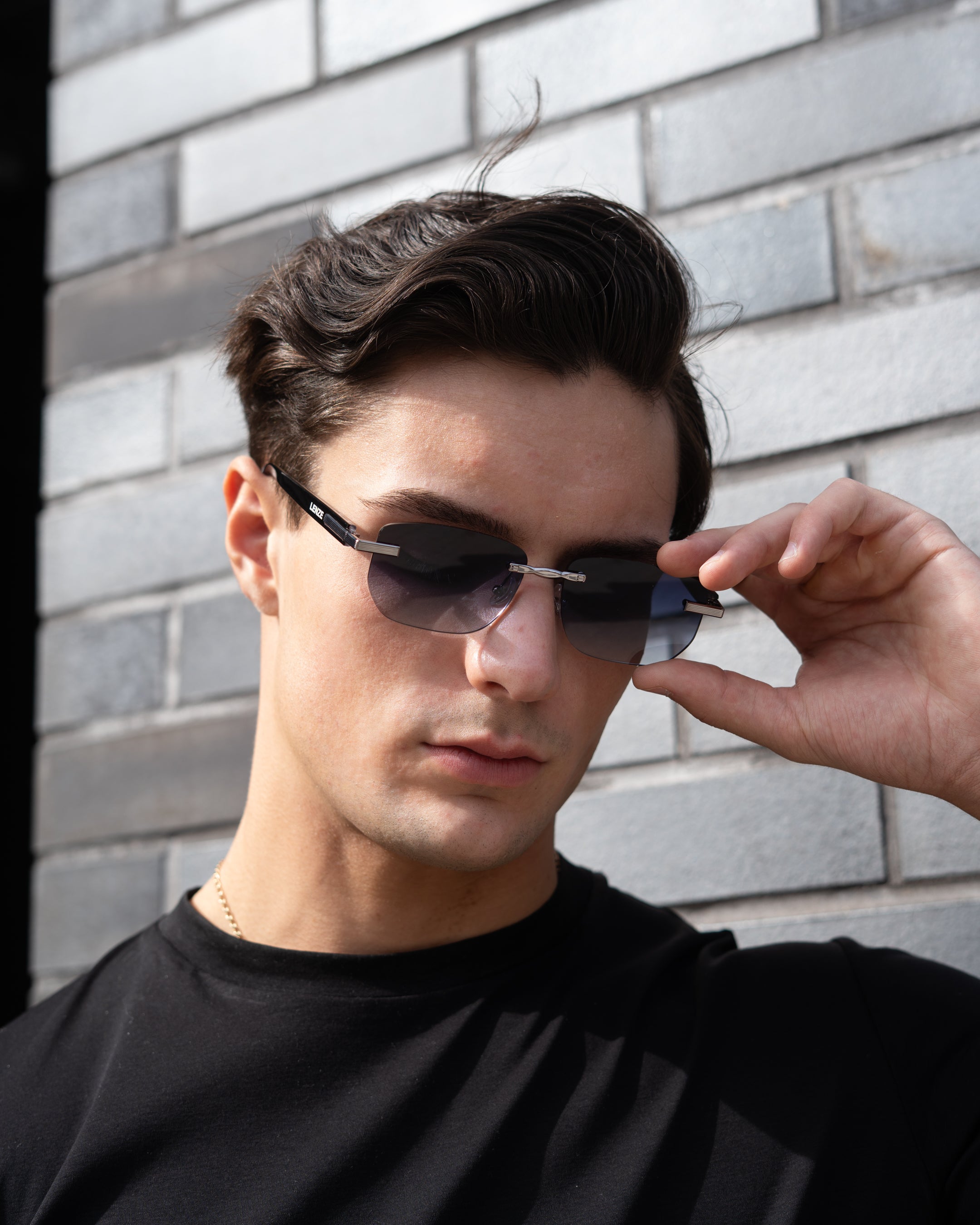 Edge Glasses - Gunmetal Grey/Ocean Blue
