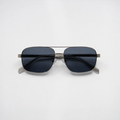 Aureo Glasses - Dusk Silver / Sea Blue