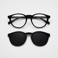 2-in-1 Heritage Glasses - Black
