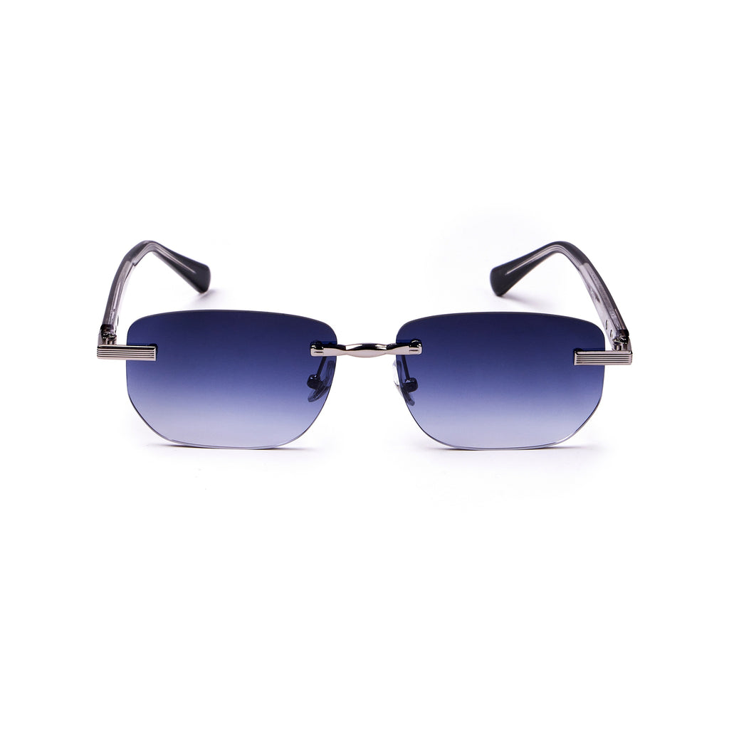 Edge - Gunmetal Silver / Ocean Blue